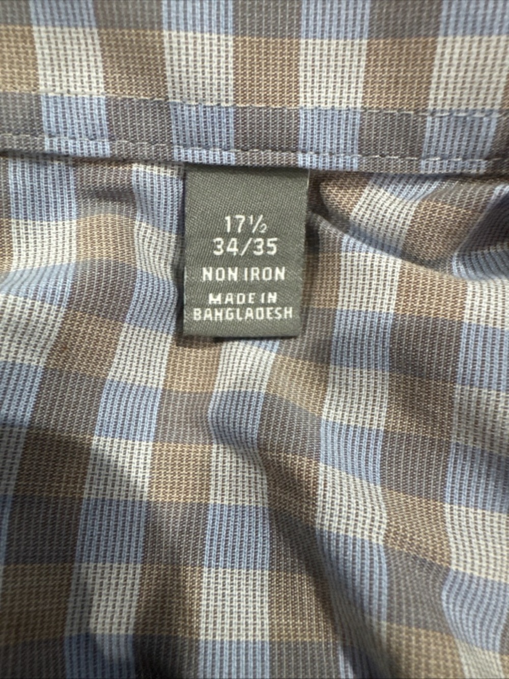 Michael Kors Men's Regular Fit Airsoft Stretch Dress Shirt Size 17.5, 34/35 - Picture 8 of 9